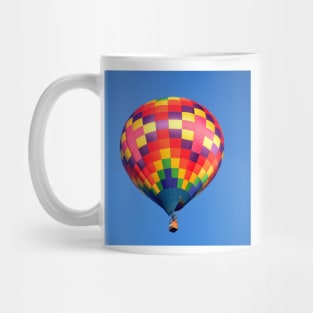 Hot air balloon on a beautiful day Mug